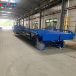 Color Customized Mobile Dock Ramp / Blue 15400mm Overall Size