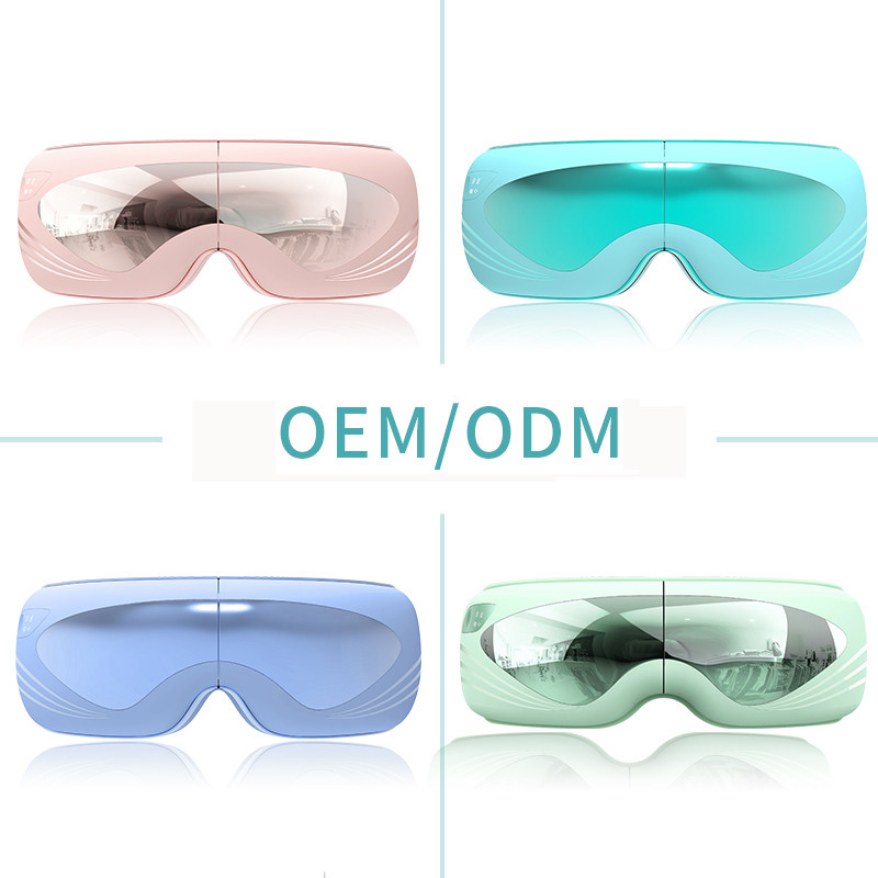 Eye Massager with Heat- Optional Music-Customizable Eye Massage Machine for Fatigue Relief-Dry Eyes & Better Sleep
