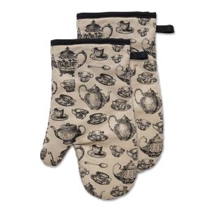 Wholesale Adult Customized Microwave Oven Gloves Cotton Material Heat Resistant from china suppliers