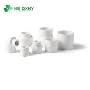 Wholesale 45 Elbow/Bend Double Socket PVC Fitting for Farm Irrigation Sch40 Plumbing White from china suppliers