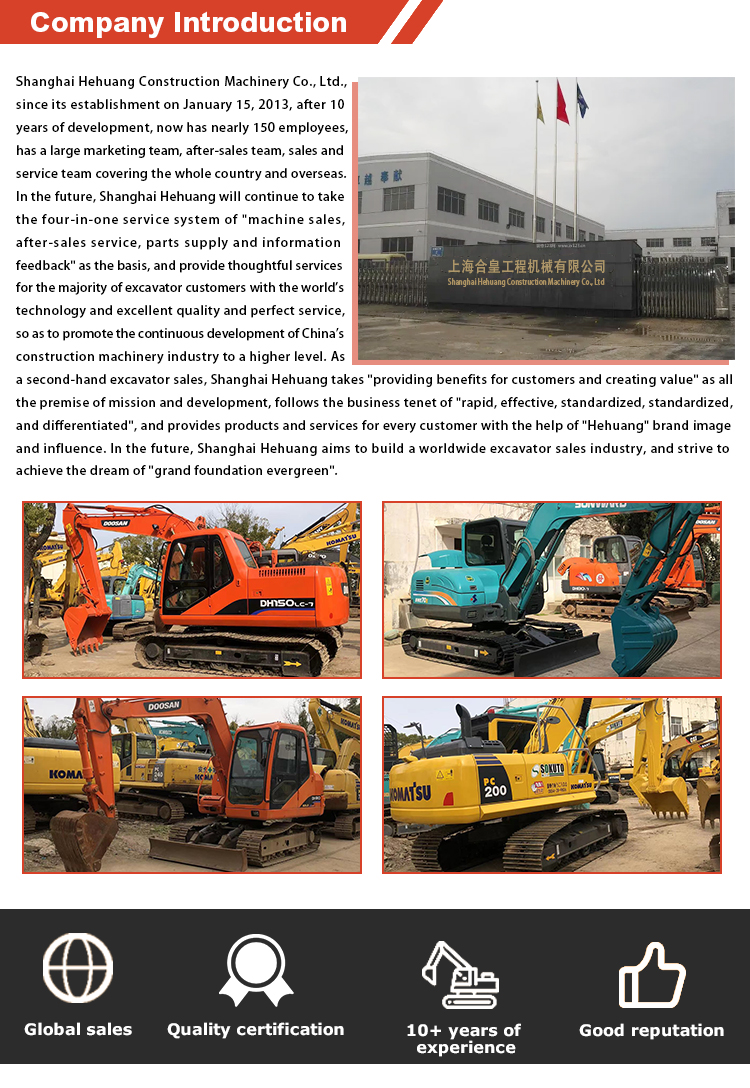 0.48m3 Bucket Capacity Used Komatsu PC100 Excavator 10000KG Machine Weight