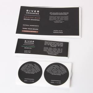 Wholesale Personalized Paper Sticker Labels Bottle Labels For Men'S Cosmetic / Skincare from china suppliers