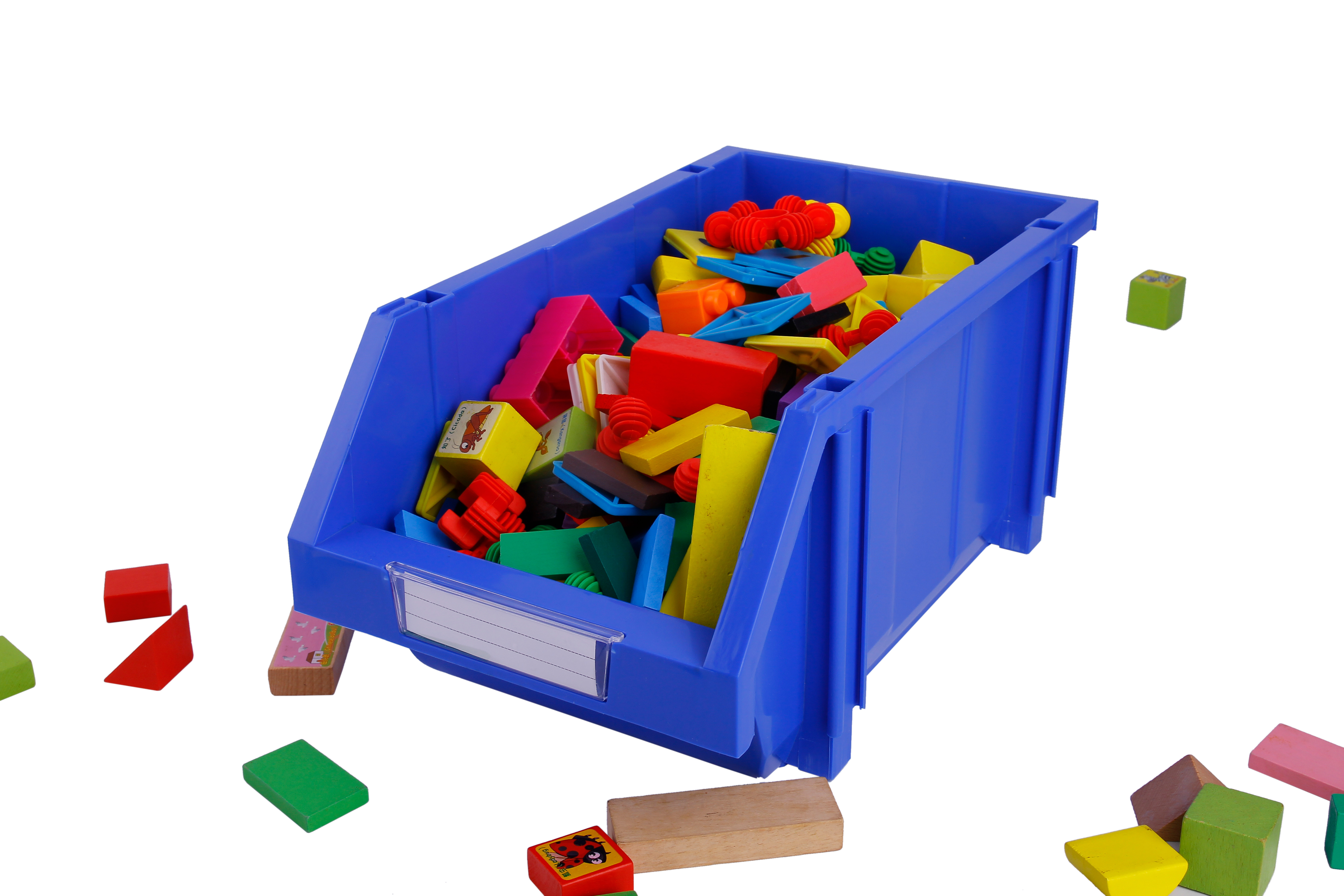 Shelf Open Hopper Front Bins for Equipment Storage Plastic Bin Box Medicine Storage