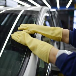 Wholesale Car Cleaning Extra Long Sleeve Rubber Gloves Industrial Use Size S M L from china suppliers