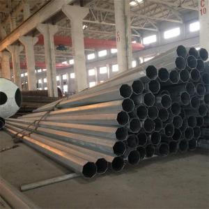 Wholesale Hot Dip Steel Tubular Pole 10mm Galvanized Metal Conical Electric Power Pole from china suppliers