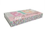 Glossy Full Printed Book Shaped Box Cardboard Magnet For Hair Extension