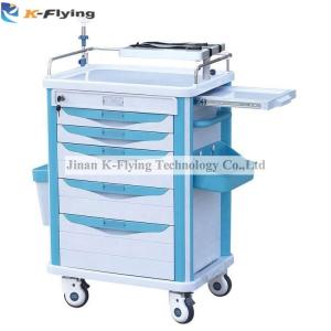 Wholesale ABS Hospital Emergency Medical Trolley With Five Drawers from china suppliers