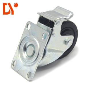 Wholesale Flat Industrial Caster Wheels Anti Static Black Color 100kg Loading Capacity from china suppliers