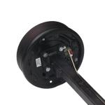 Heavy Duty Round Tube Trailer Straight Axle 15000 Pound With 12.25 Inch Brakes