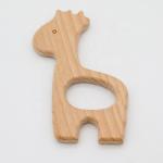 Wooden Baby Toys Montessori Toys Fun Animal Toys, Smooth Natural Wood, Wood
