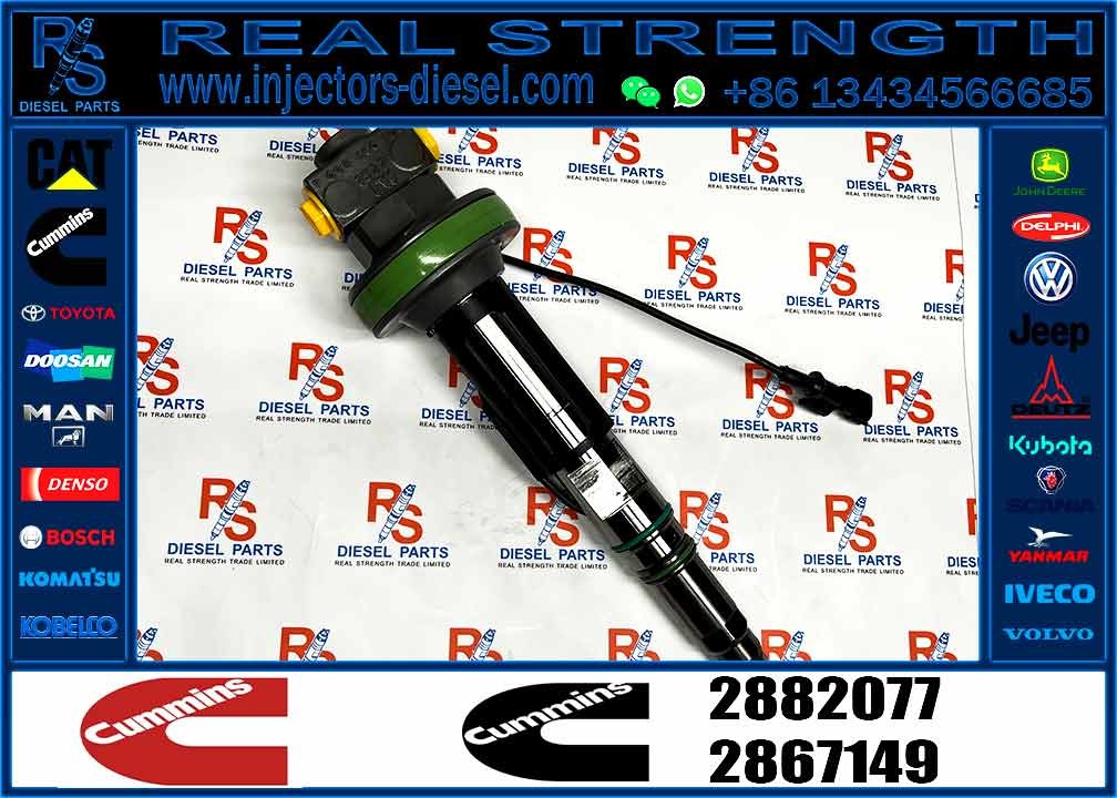 original R984C excavator QSK19 engine injector 2882077 288-2077 is used in Cummins