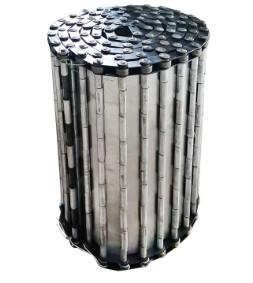 Wholesale Hinged Stainless Steel slat Chain Plate Link Conveyors Belt for Chip from china suppliers