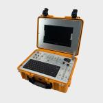 Yellow 65mm Dual Borehole Inspection Camera Side 360 Degree Rotate 220V