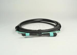 Wholesale Outdoor 24 Core OM3 MPO / MTP Optical Fiber Trunk Cables Approved ISO9001 from china suppliers