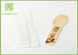 Wholesale Food Grade Wooden Popsicle Sticks Ice Lolly Spoon with Hot Stamp Logo from china suppliers