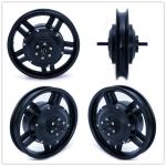 Black 12 inch 36V 250W Electric Bike Hub Motor Brushless Geared Motor