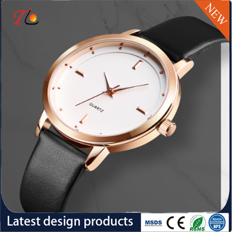 Wholesale Customizable PU Strap/Band Wrist Watch Fashion Watch Alloy Case Multicolor Bands