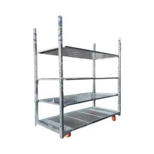 Wholesale Hot Galvanizing Lift Cart Danish Trolly To Transport Flower Products from china suppliers