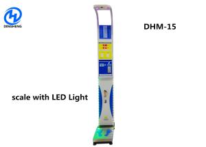 Wholesale Coin Slot Ultrasonic Height And Weight Machine With Flashing LED Light from china suppliers
