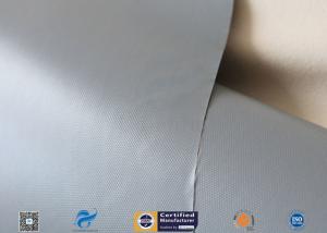 Wholesale Grey PVC Coated Fiberglass Fabric , Waterproof Fiber Glass Cloth from china suppliers