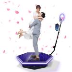 Metal Platform 360 Rotating Photo Booth Support Smartphone IPad