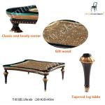 Coffee table price living room furniture China supplier neo classical furnitrue