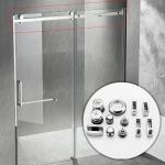 Sliding Accessories Shower Hardware Fitting for Framelsss Glass Doorswer Door