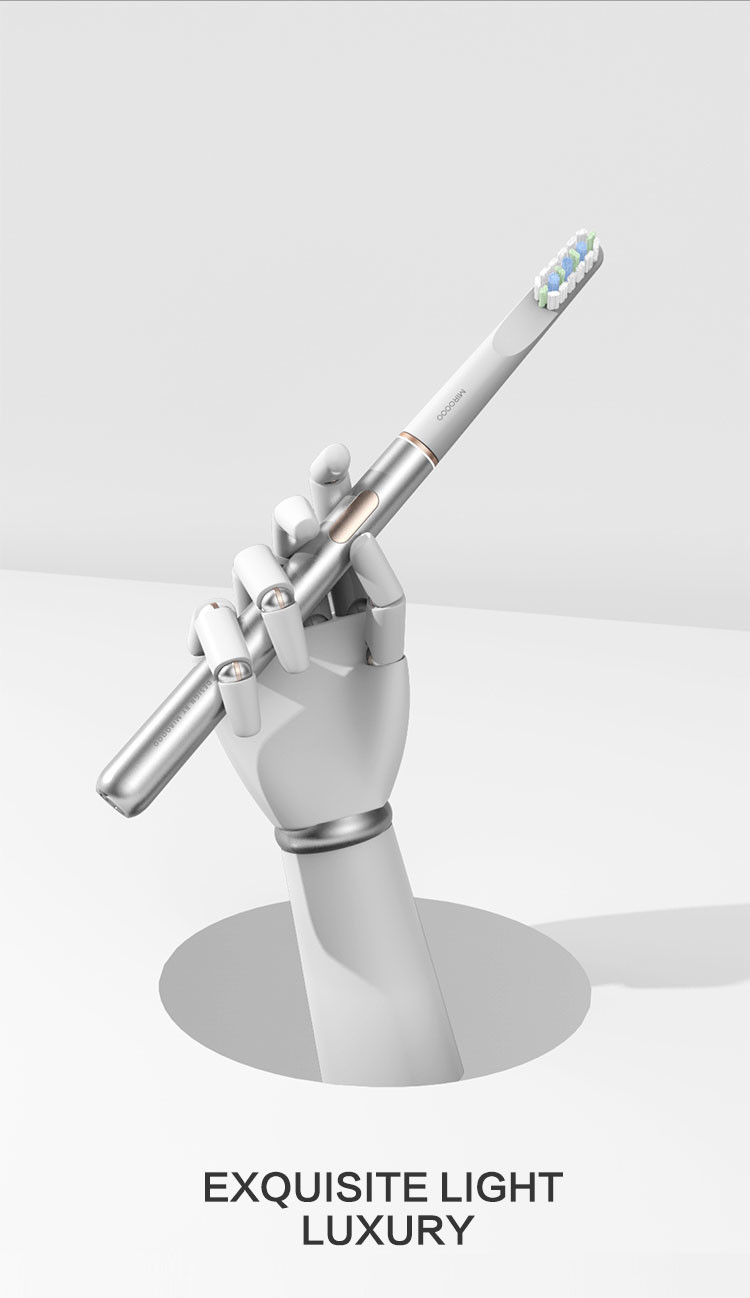 Timer Included Oral Care Electric Toothbrush X1 with 3 Modes and 2 Brush Heads