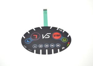 Wholesale Round Shaped Metal Dome Membrane Switch , Membrane Keypad Switch Waterproof from china suppliers