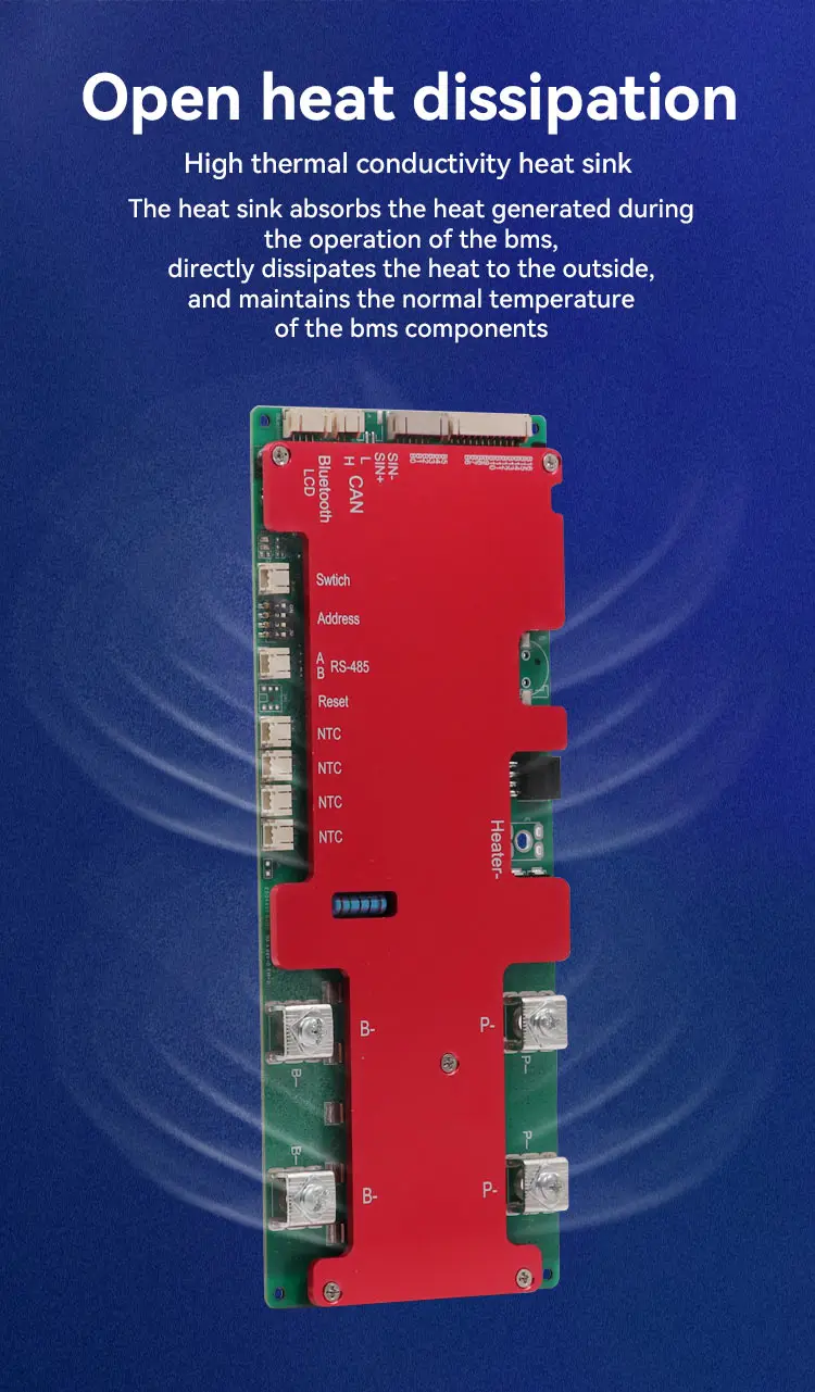 12V Li-ion / LiFePO4 Battery BMS Board Protection Circuit Module 4S 100A 150A PCM Type