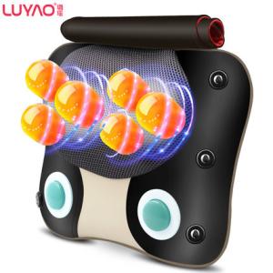 Wholesale Black Color Adapter Powered Shiatsu Neck Massager Pillow With Jade Stones from china suppliers