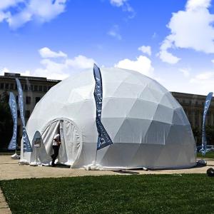 Wholesale Soccer Diameter Luxury Resort 5M Geodesic Aluminum Igloo Tent from china suppliers