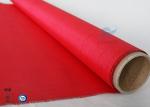 Fireproof 160g Coating C - glass Silicone Rubber Coated Fiberglass Fabric Satin