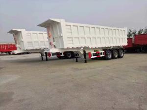 Wholesale 3 Axles 80-100tons 45cbm Rear Dumper Trailer Dump Tipper Semi Trailer in High Demand from china suppliers