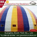 Diameter 25 M Big Colorful Circus Geodesic Dome Tent For Wedding Party