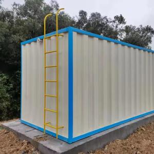 Wholesale Electric Auto Control MBBR MBR Packaged Waste Water Treatment Plant Containerized Sewage Treatment Equipment from china suppliers