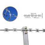 200 Meters Hot Dipped Galvanized Concertina Razor Barbed Wire for Heavy-Duty