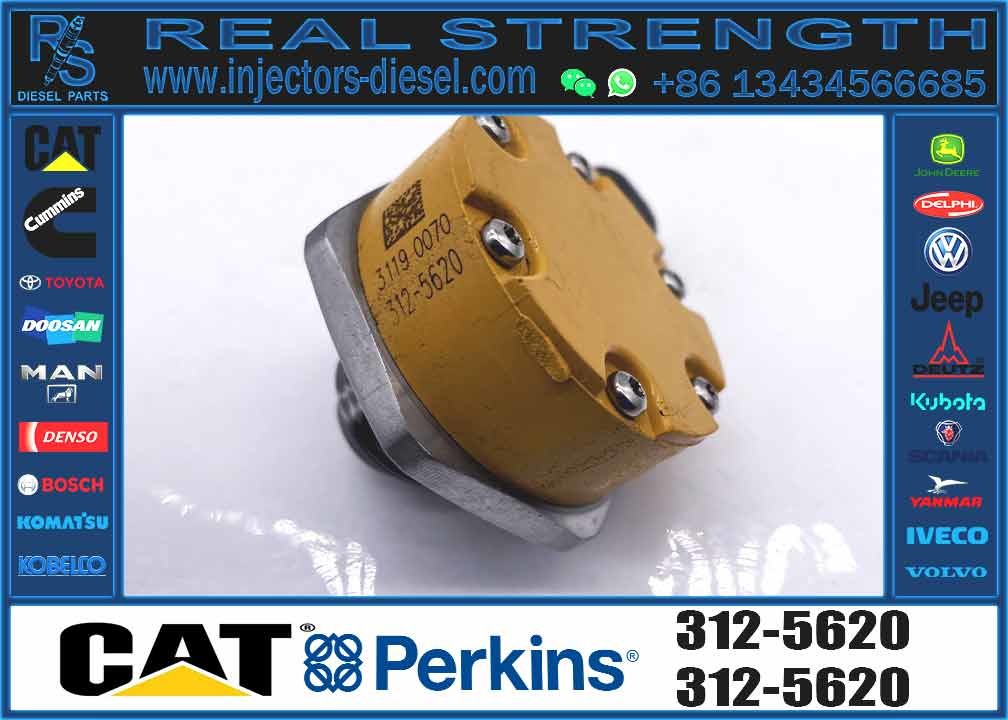 High quality Fuel Pump Diesel Pump Solenoid Valve 312-5620 3125620 for E320D Excavator C6.6 C6.4 Engine