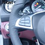 AMG CLE GLC Flat Bottom Mercedes Benz Steering Wheel Full Leather Custom