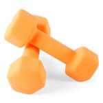 Colorful Cast Iron Fitness Dumbbell , 2kg Hex Dumbbells Portable