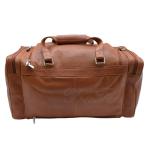 Genuine Leather Travel Duffel Bags Fashionable For Young Men / Women