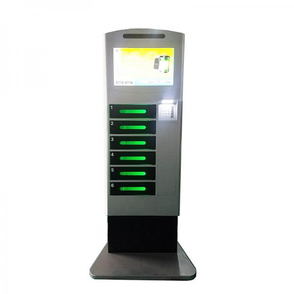 Quality Winnsen High End Vending Public Mobile Phone Charging Kiosk Floor Standing Machine for sale