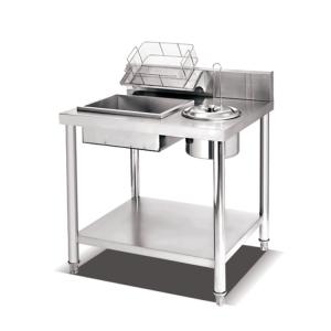 Wholesale Restaurant Kitchen Equipment Manual Breading Table / KFC Wrapping Powder Table from china suppliers
