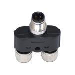 4 Pin Pa66 M12 Male Female Assembly Connector A Code Y Type PA GF