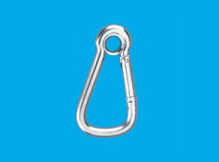 SPRING SNAP CLIP Carbine Chain Climbing Gate Hook ZINC