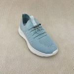 Stylish blue soft bottom breathable ladies sport running shoes athletic