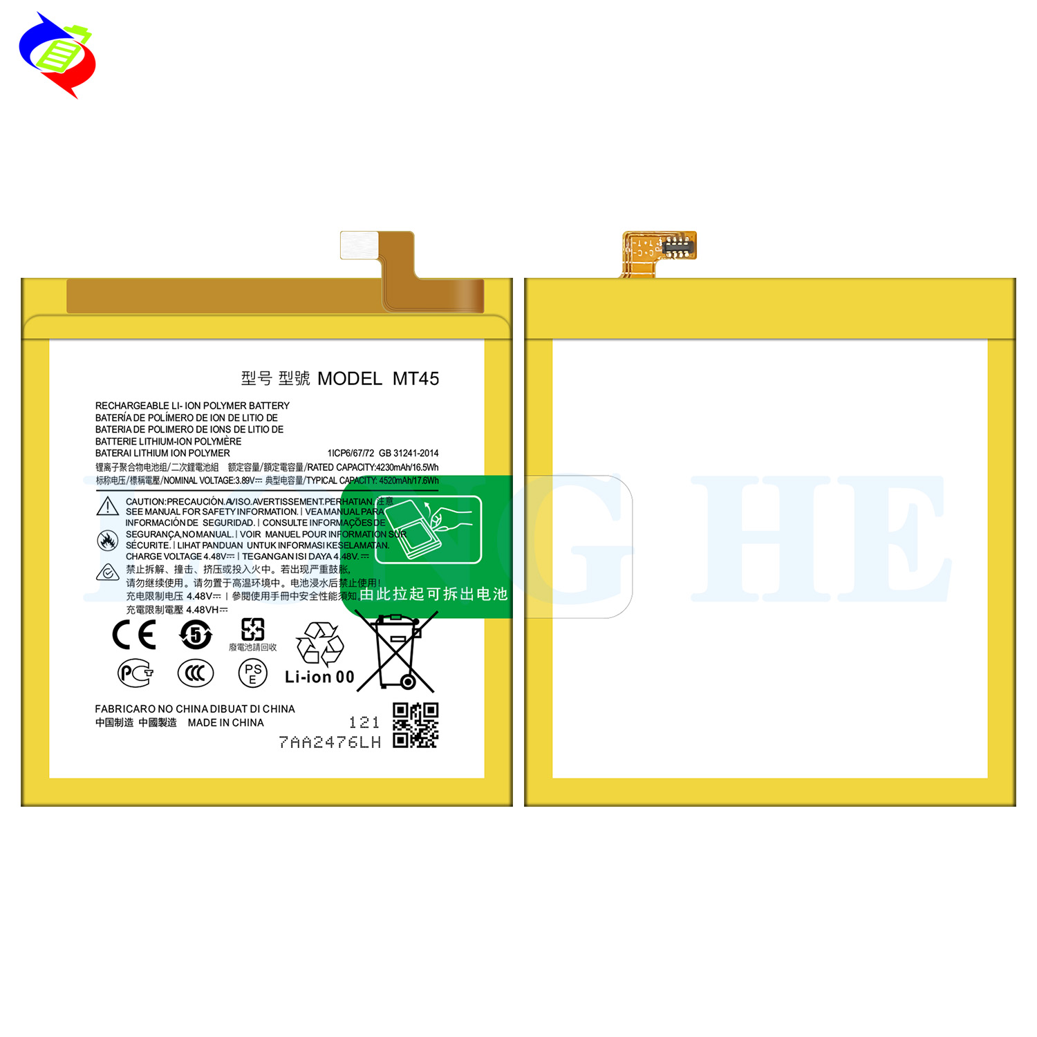 Coding MT45 OEM Mobile Phone Battery for Motorola Moto Edge 20 Pro Edge S Pro XT2153
