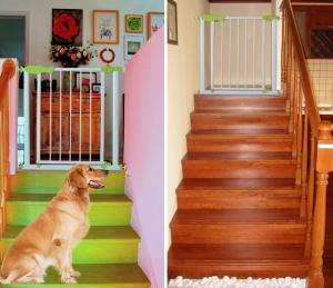 Wholesale Steel automatic Babies Safety Gates for Stairs , Kids Safety Gates from china suppliers