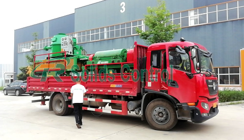 90m3/H Solid Liquid Drilling Decanter Centrifuge SKF Bearings Main Drive Motor 55kw