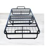 Black Simple Luxury King Bed Design Set Furniture Iron Rollaway Bed for Limited
